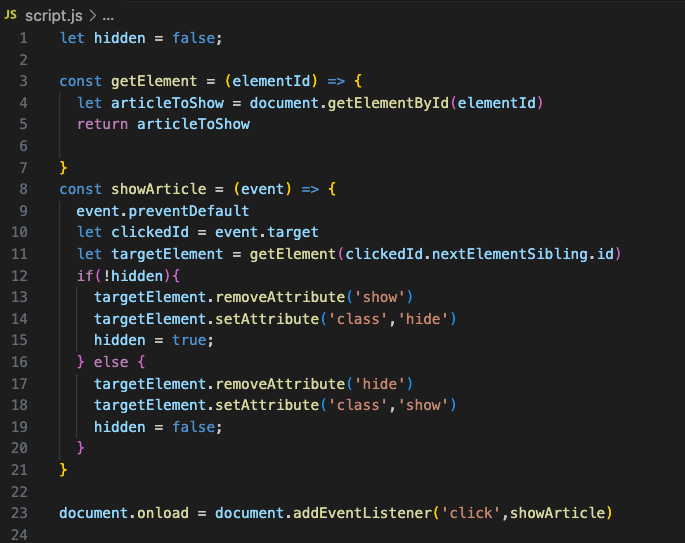 Image of code